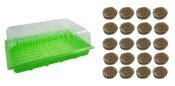 Propagator i kostki ECO pellet 33mm 20szt + zapas