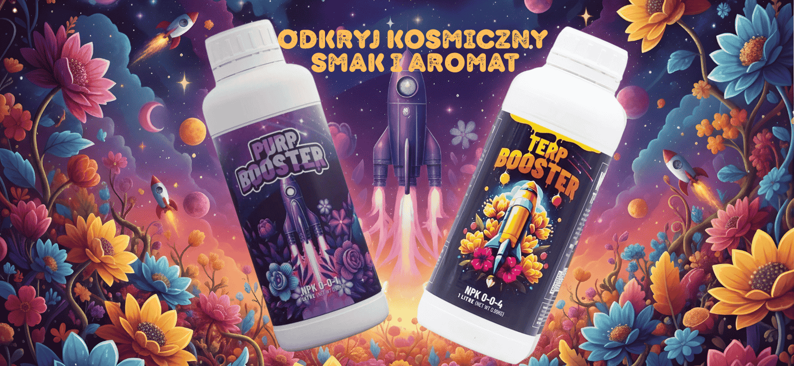 Rhzioflora, Purp Booster, Terp Booster - smak i aromat roślin