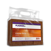 Plagron Coco Brix, substrat kokosowy sprasowany +Trichoderma, 9L