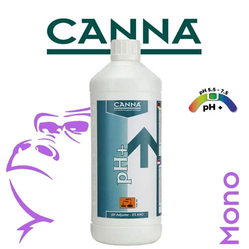 Canna pH plus 5% - zwiększa pH w fazie wzrostu regulator pH