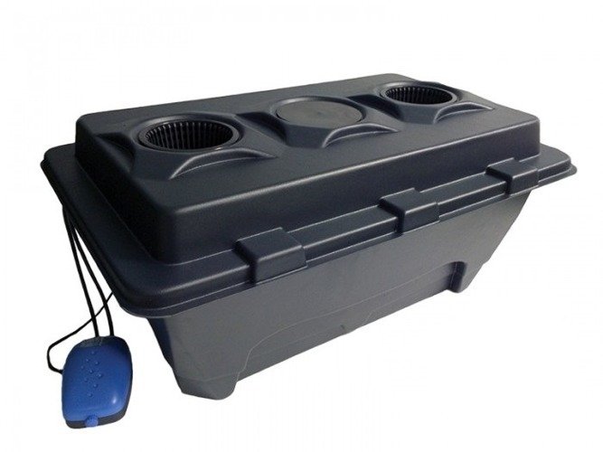 KOMPLETNY SYSTEM HYDROPONICZNY OXYPOT, 70L, 83x58.5xh38cm, 2 PLANTY