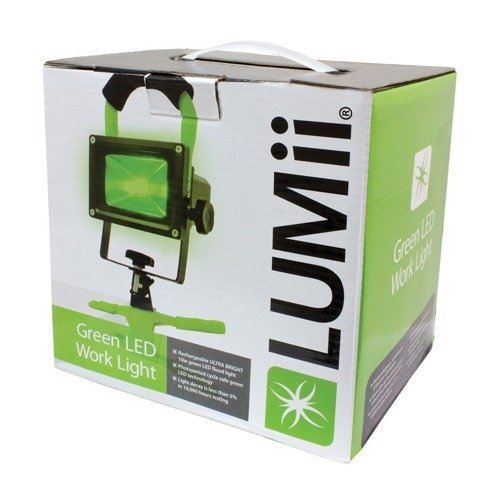 Lampa LUMII Green LED 10W obserwacja roślin nocą  