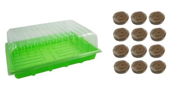 Propagator i kostki ECO pellet 44mm 12szt + zapas 