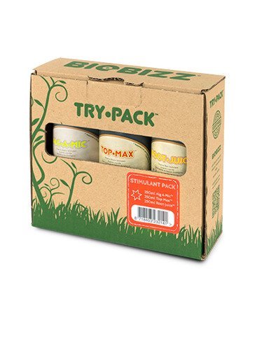 TRY-PACK STIMULANT BIOBIZZ, ZESTAW STYMAULATORÓW I BOOSTERÓW 3x250ml