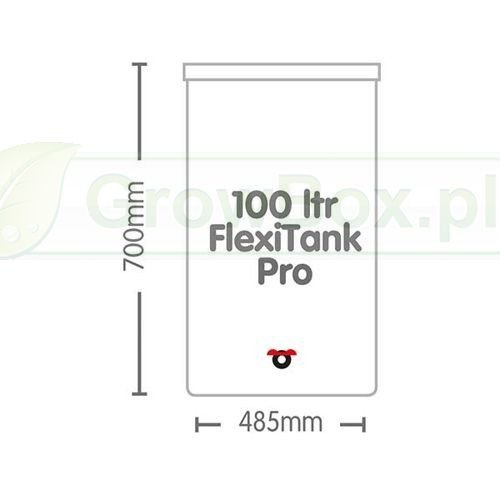 Zbiornik z kranikiem, 100L Flexi Tank Pro