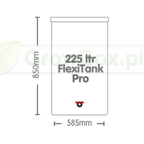 Zbiornik z kranikiem, 225L Flexi Tank Pro