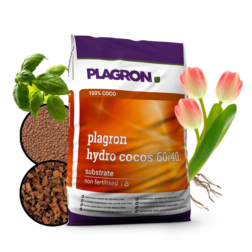 Plagron Hydro Cocos 60/40 45L - mix podłoża hydro i kokosowe do uprawy roślin