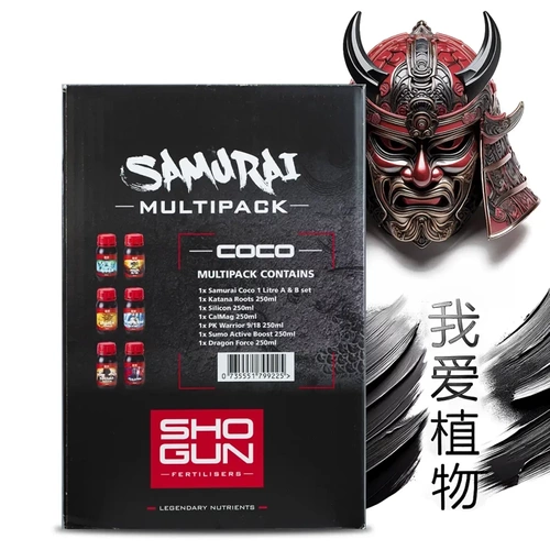 Shogun Samurai Coco Multipack - kompletny zestaw nawozów do kokosu