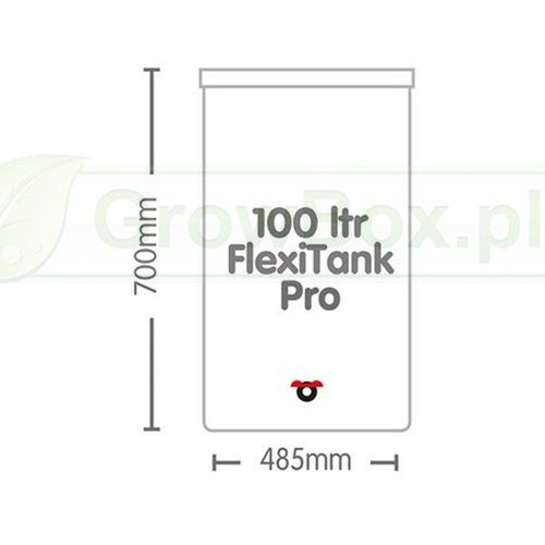 Flexi Tank PRO 100L Zbiornik z kranikiem na wodę Ø 48,5cm / h70cm