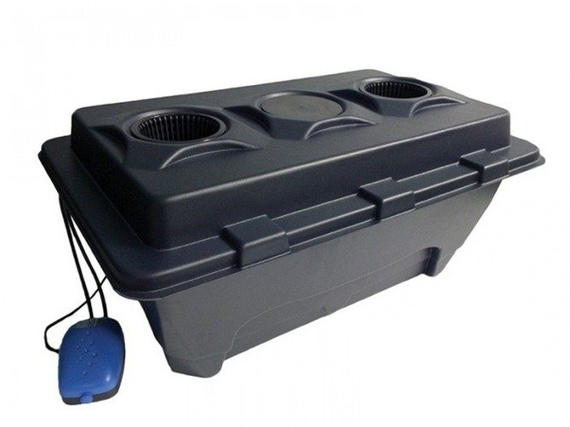 Kompletny system hydroponiczny na 2 rośliny Oxypot DWC 70L 83x58,5xh38cm