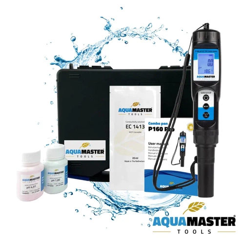 Aqua Master pen P160 Pro  - elektroniczny miernik do pH, EC, TDS, PPM i temperatury w roztworze