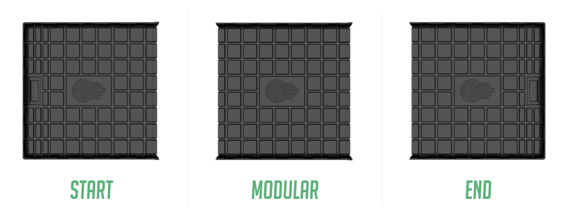 Idrolab IdroTrays MODUŁ 120cm x 120cm x 10cm